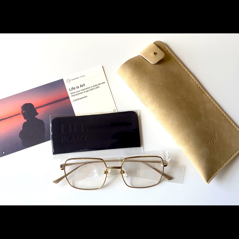 TIJN Eyewear Ookami Gold Color